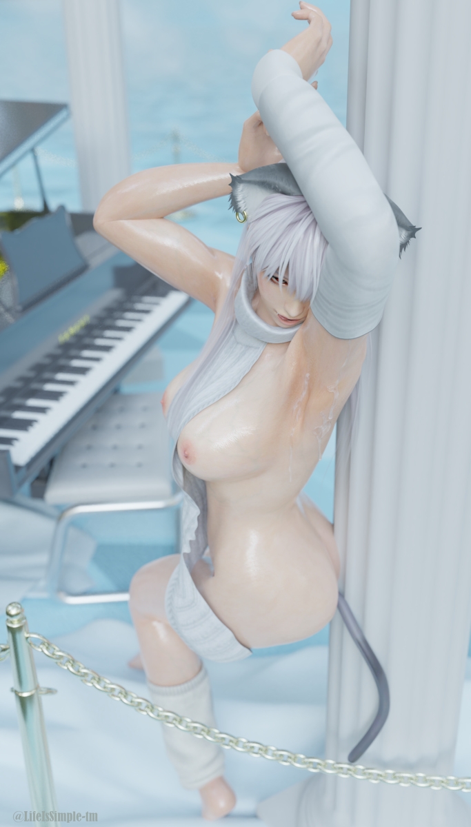 Guess who Dead Or Alive Ayane Kasumi 3d Porn Nude Pose Sexy Tail Big boobs