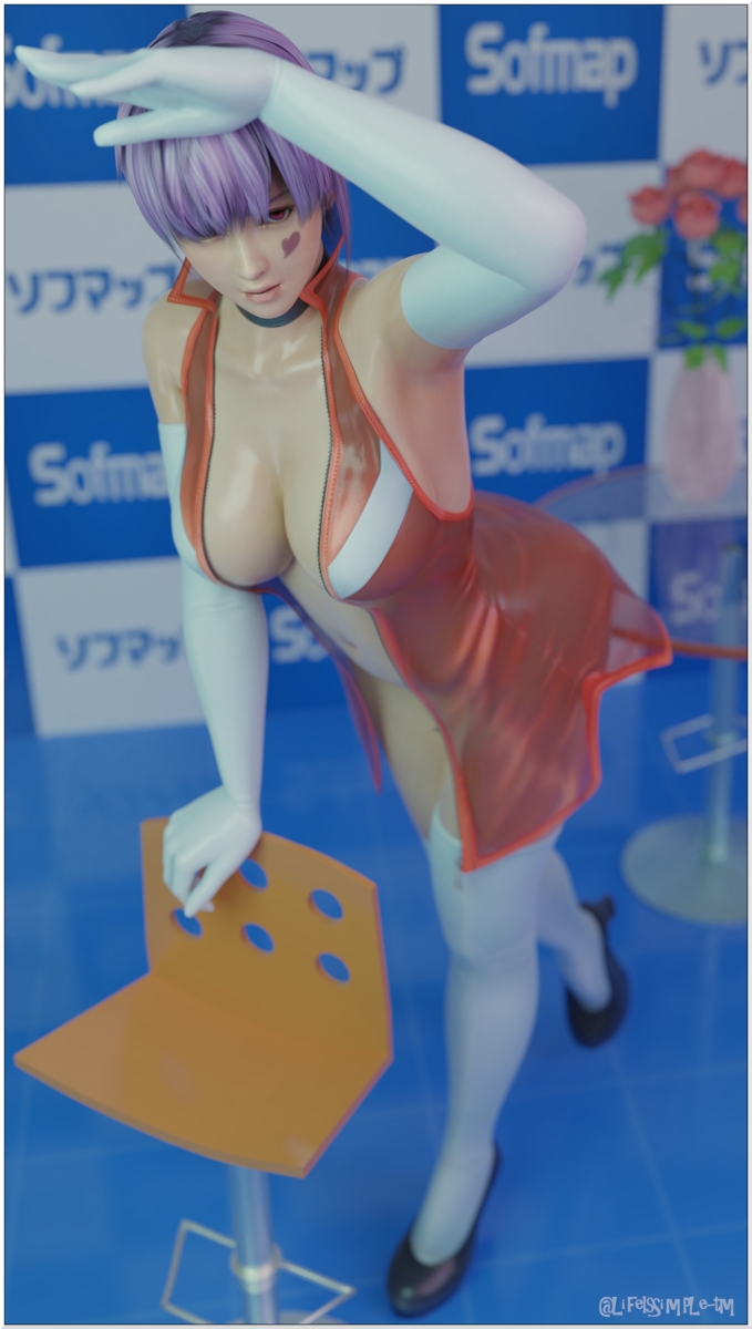 Ayane Tsubasa Dead Or Alive Ayane 3d Girl 3d Porn Nude Sexy High Heels Big boobs Half Naked
