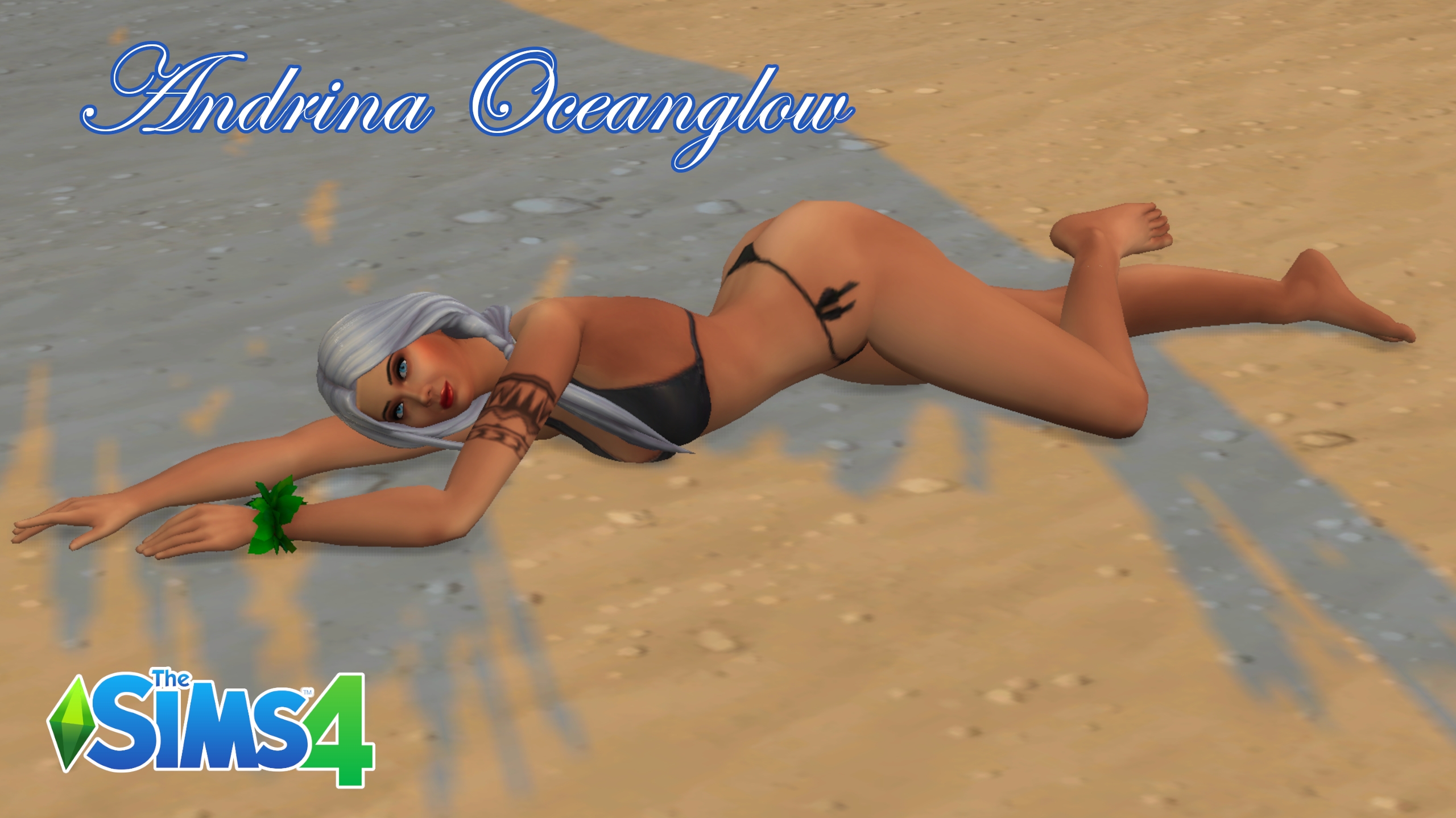 Sims 4 - Mermaid Andrina Oceanglow The Sims 4 Mermaid Siren White Hair Bustyfemale Thong Big Ass Toned Female Topless 3