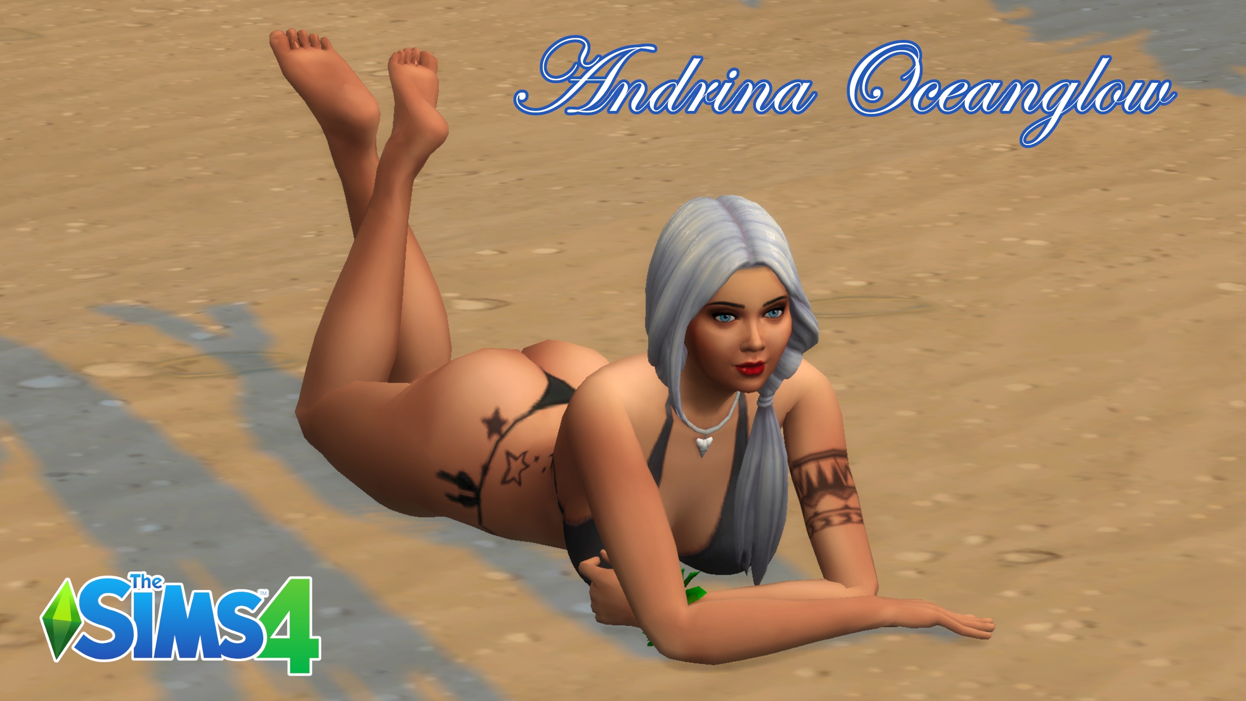 Sims 4 - Mermaid Andrina Oceanglow The Sims 4 Mermaid Siren White Hair Bustyfemale Thong Big Ass Toned Female Topless 7