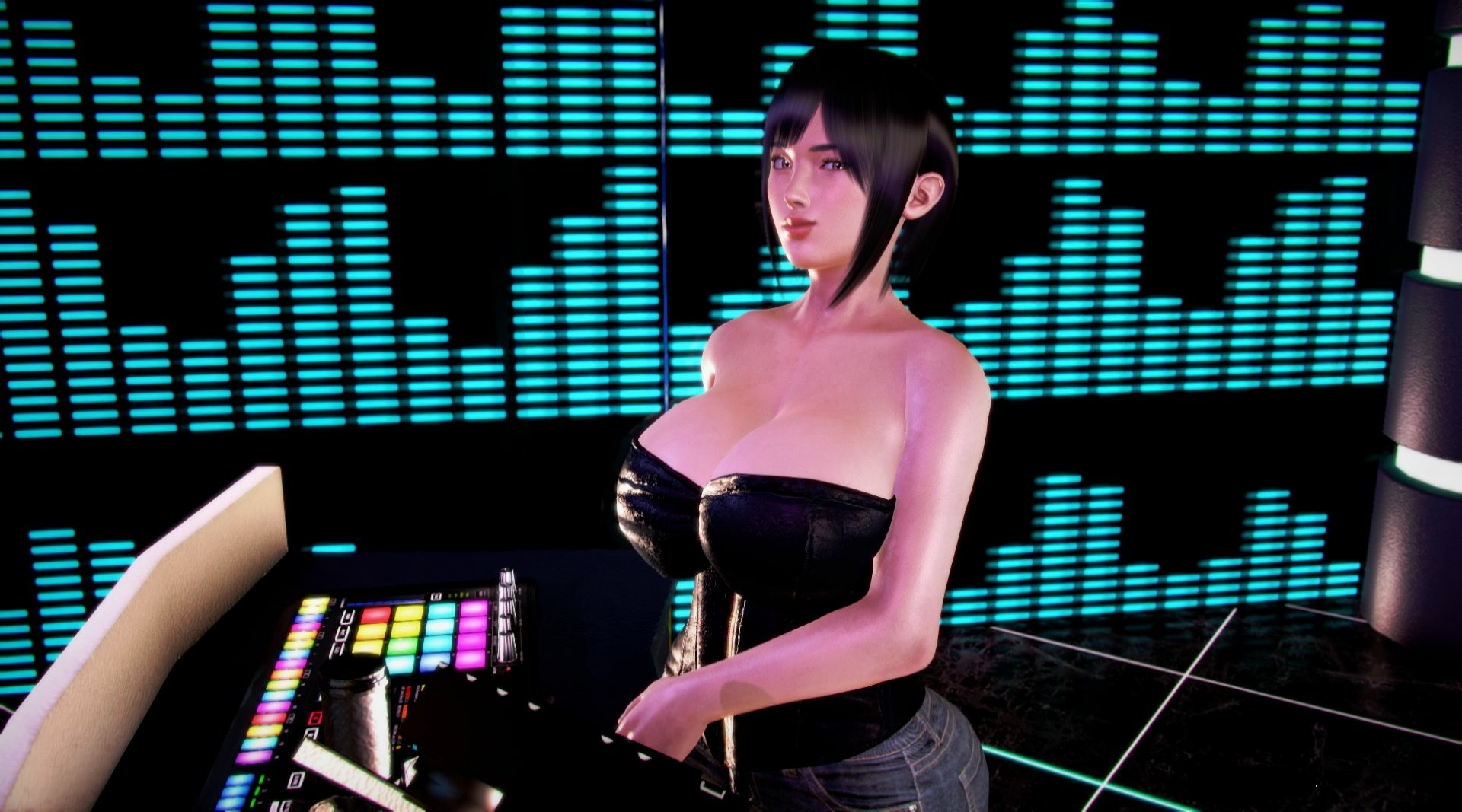 DJ Leah  Big boobs Big Breasts Big Booty 3d Girl Big Tits Breast Expansion Corset Tiddies Dj Hypnosis Adult Games 3dnsfw Nsfw Games 2