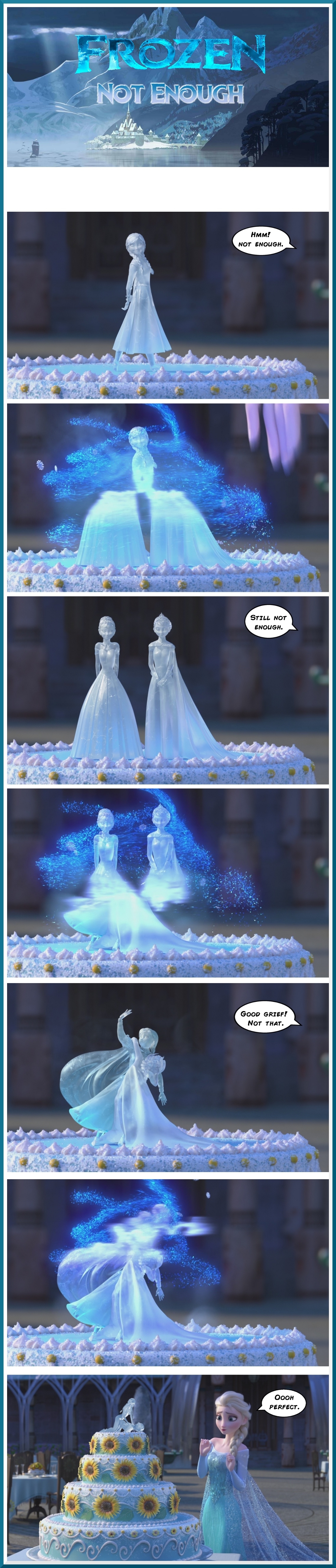Elsanna - Not enough Elsa Anna Frozen Elsanna Disney Funny Cake Lesbian