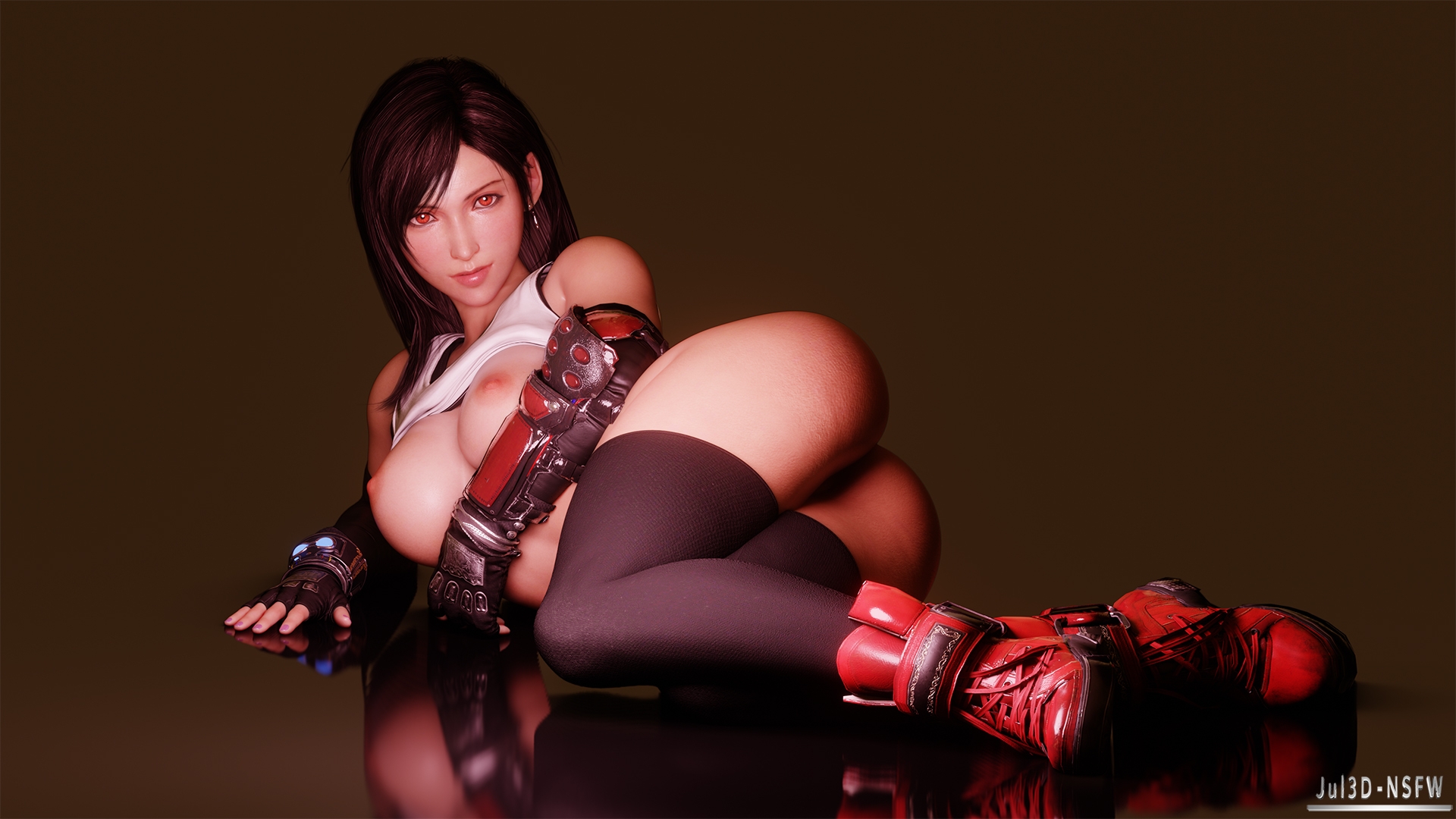 Hot artwork of the week Tifa Lockhart Aunt Cass Final Fantasy Daemon Girl Primrose Nude Naked Boobs Pussy Ass Bunny Sunset Cum In Mouth Cum 9