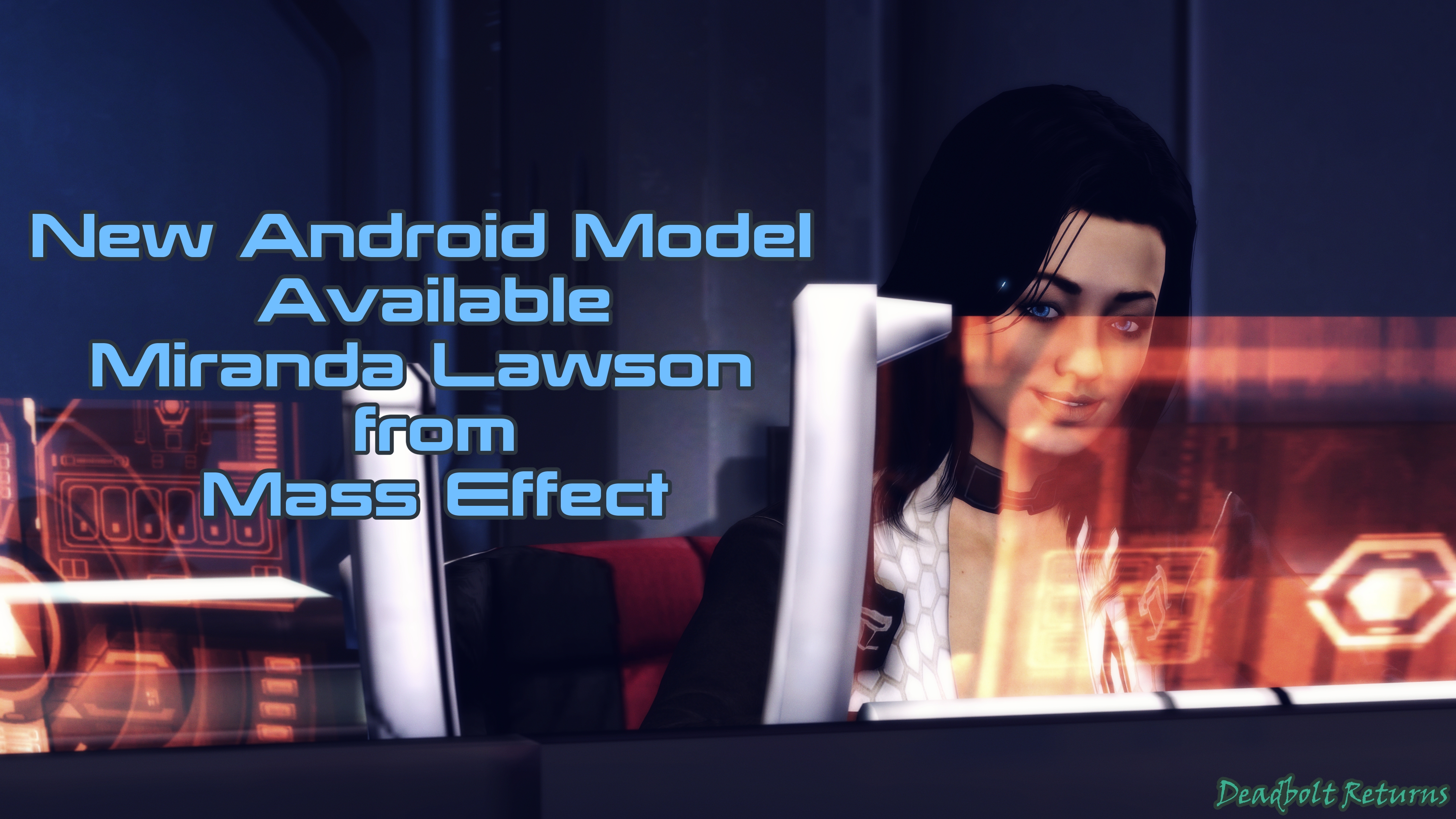 New Android Available: Miranda Lawson from Mass Effect Miranda Lawson Mass Effect Source Filmmaker Sfm Big Ass Big Tits Blowjob