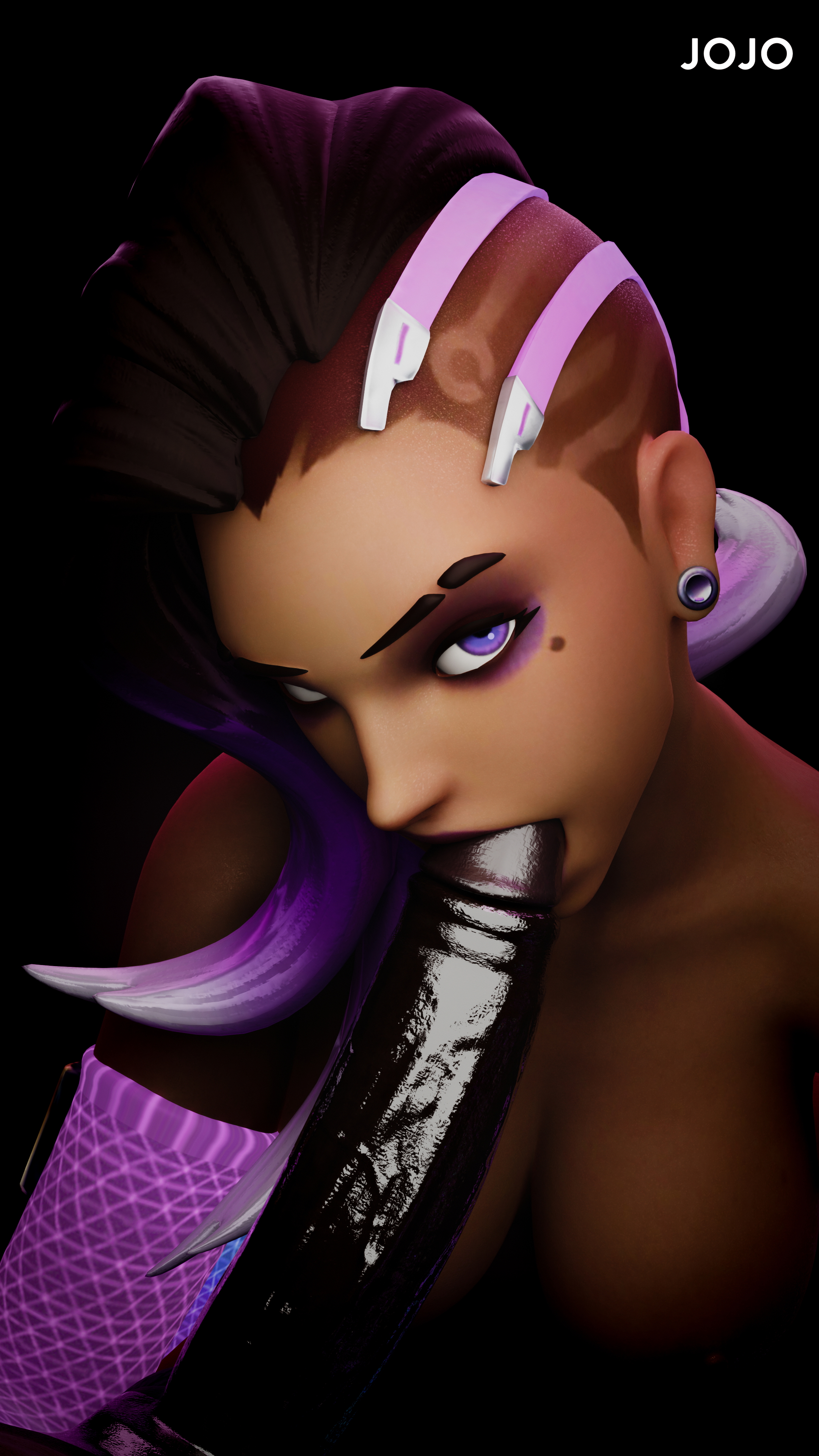Sombra BJ Sombra Overwatch Blowjob Sucking Cock Bbc