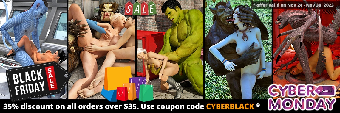 35% OFF! Use coupon CYBERBLACK at checkout! 👉 https://erobits.com/artists/insane-3d/ 👈