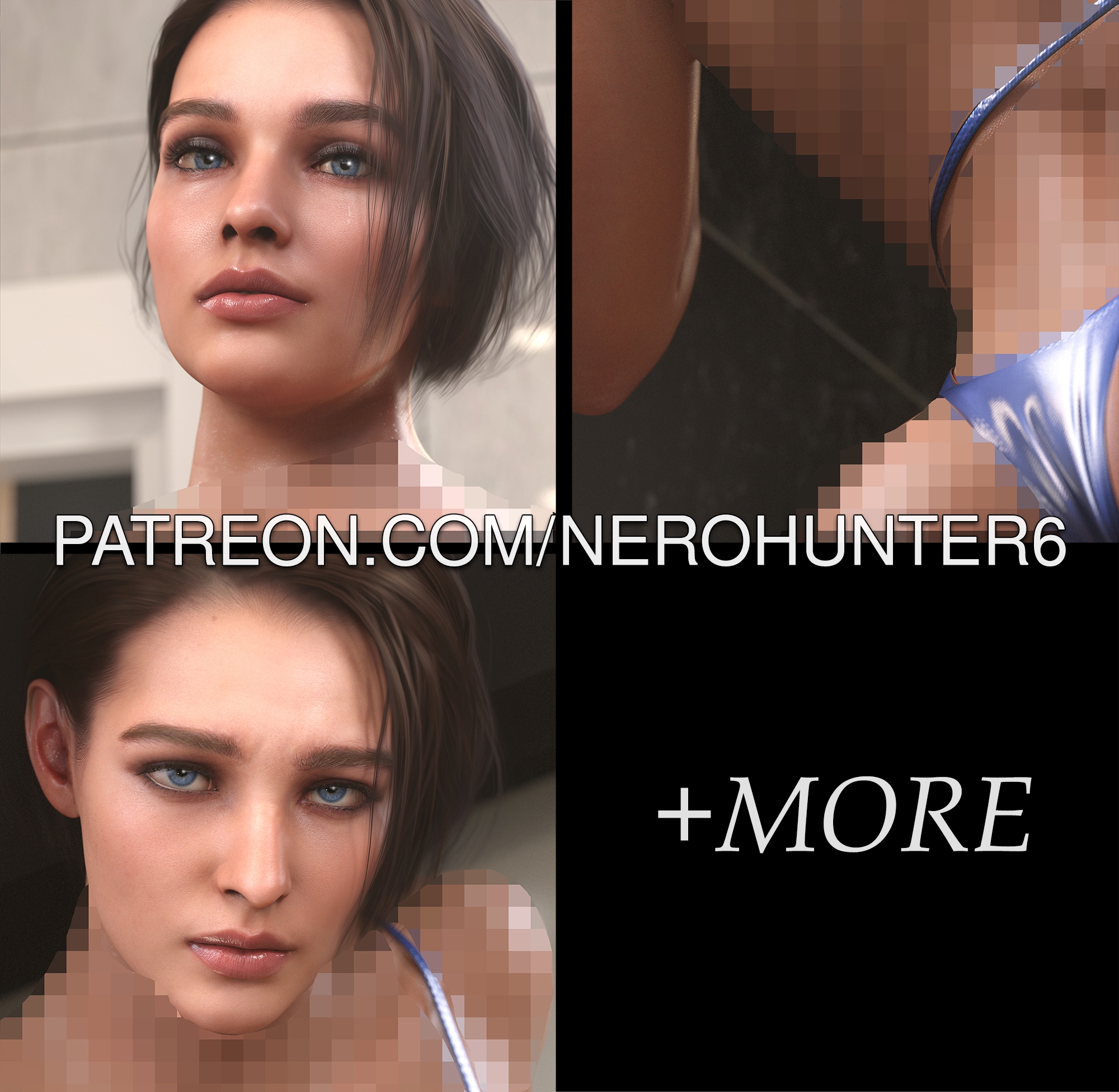 Full set (nude + alts  🍑 view + POV) exclusively on Patreon 
https://www.patreon.com/NeroHunter6
My  other socials:
https://linktr.ee/nerohunter6