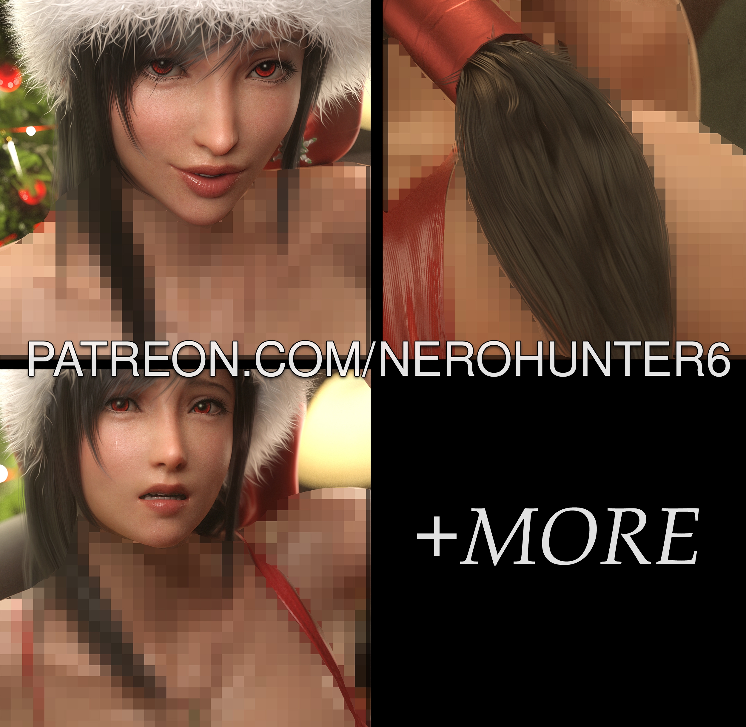 Full  Holidays with Tifa  set (nude + alts  🍑 view + POV) exclusively on Patreon
www.patreon.com/NeroHunter6
My  other socials:
linktr.ee/nerohunter6