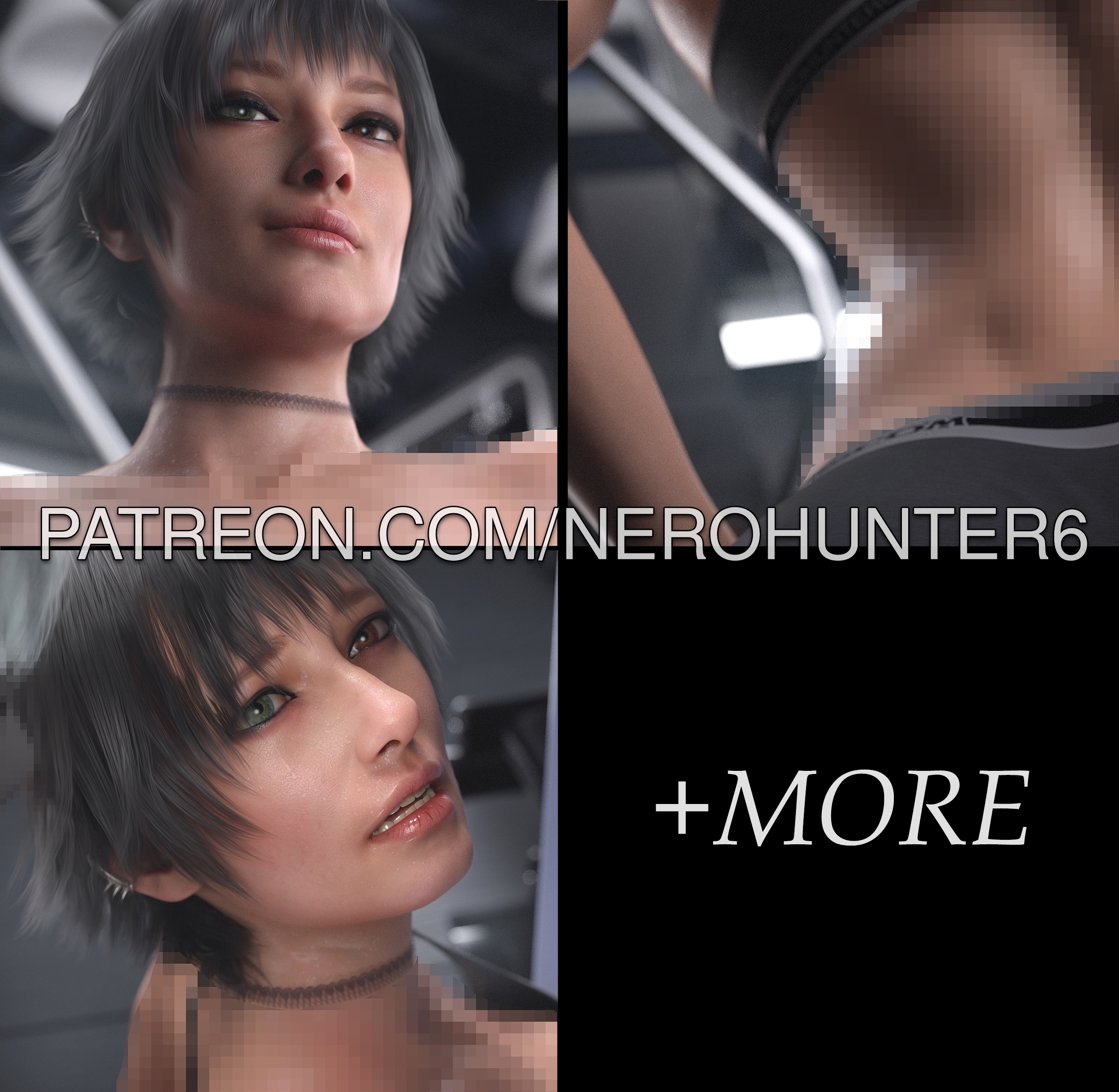 Full set (spicy alts  buttview + super spicy POV) exclusively on Patreon 
https://www.patreon.com/NeroHunter6 
My other socials: 
https://linktr.ee/nerohunter6