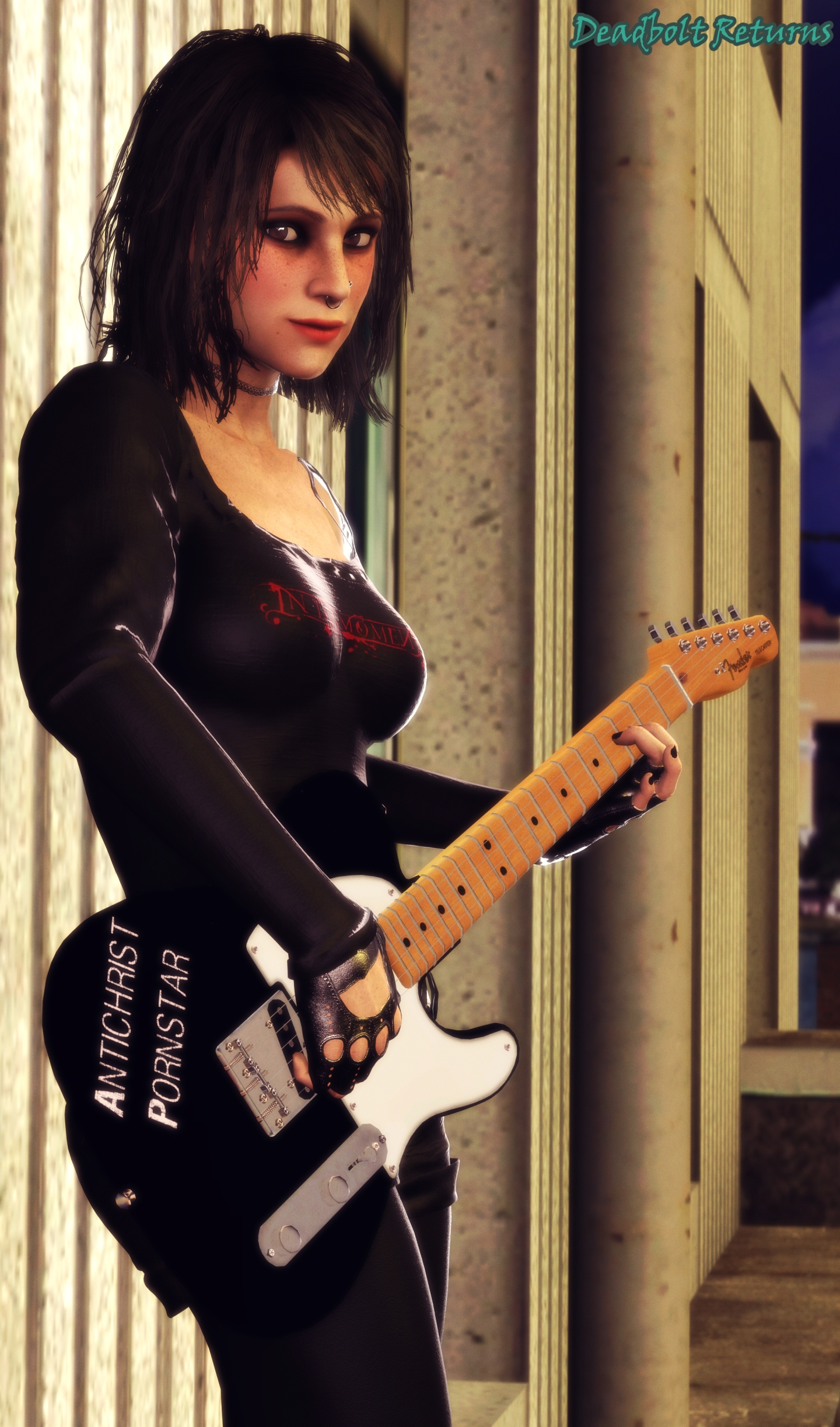 Heather Morrison Guitar Photoshoot Remake + Short Story Heather Morrison Sextape In Hell Rule 34 Rule34 Sfm Source Filmmaker 3d Girl 3dnsfw Big Tittied Goth Girlfriend 5
