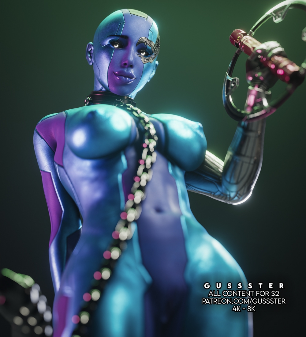 Sexy voluptuous Nebula Chained DOF