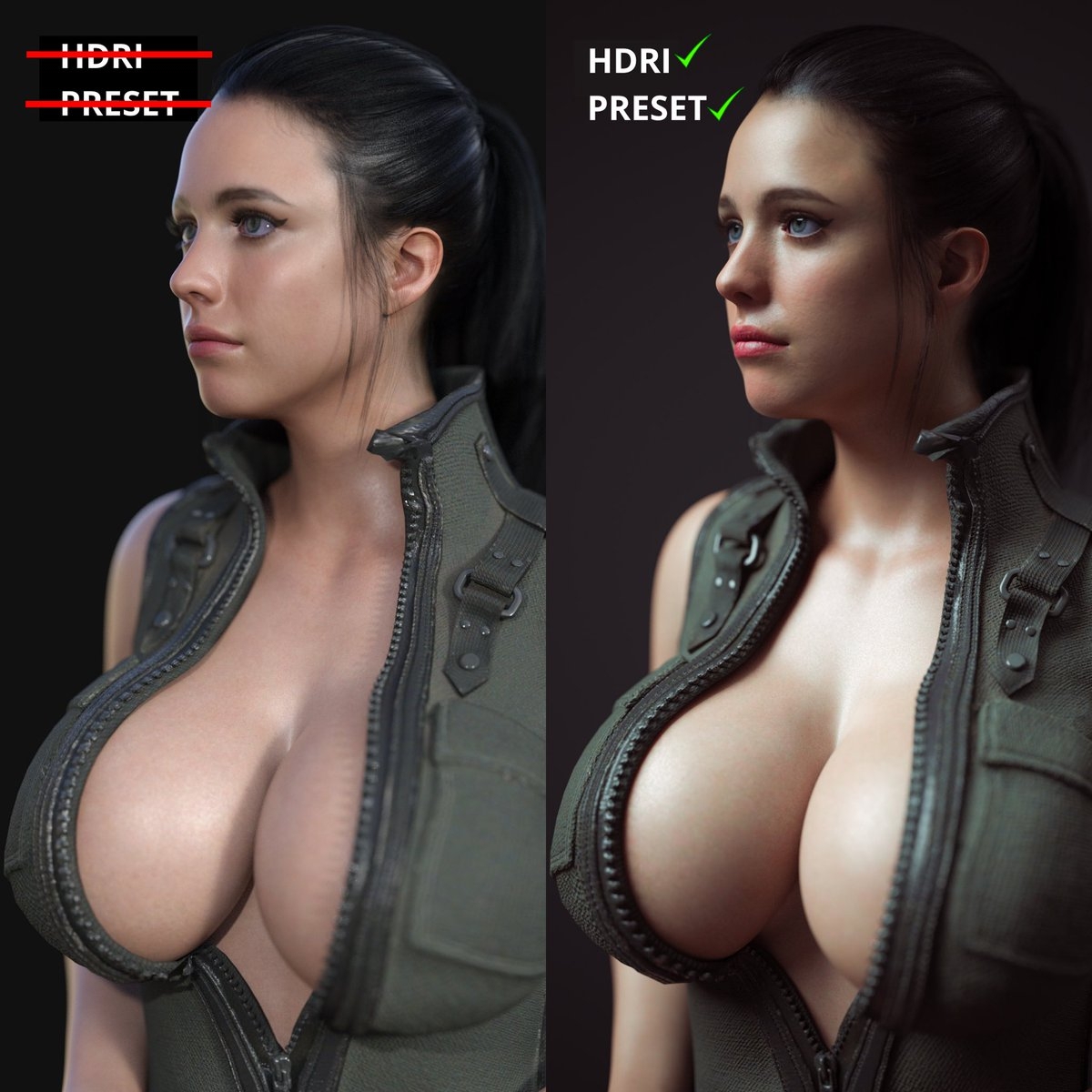 Daz3d Tutorial Simple Tips for Beginners  Female Girl Naked Sexy Hot Big Tits Render Perfect Body