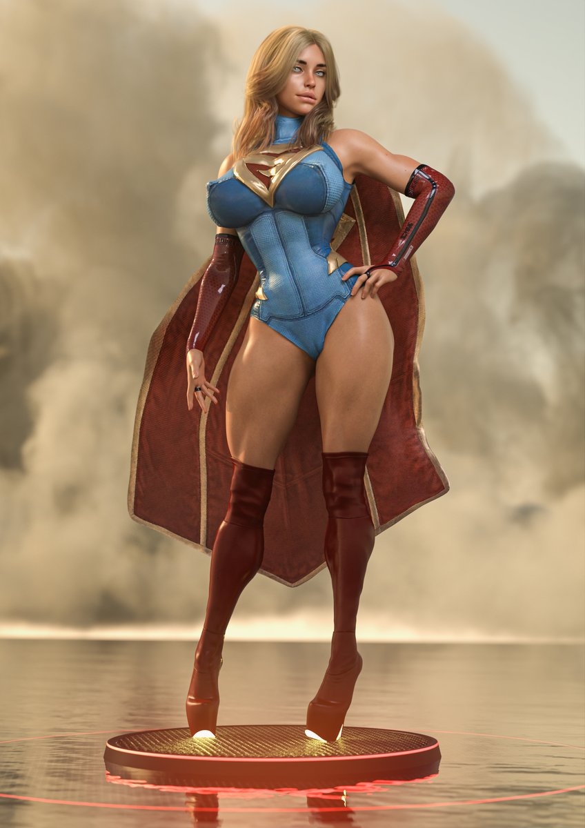 My version of Kara 💕 Kara Supergirl Dc Comics Pinup