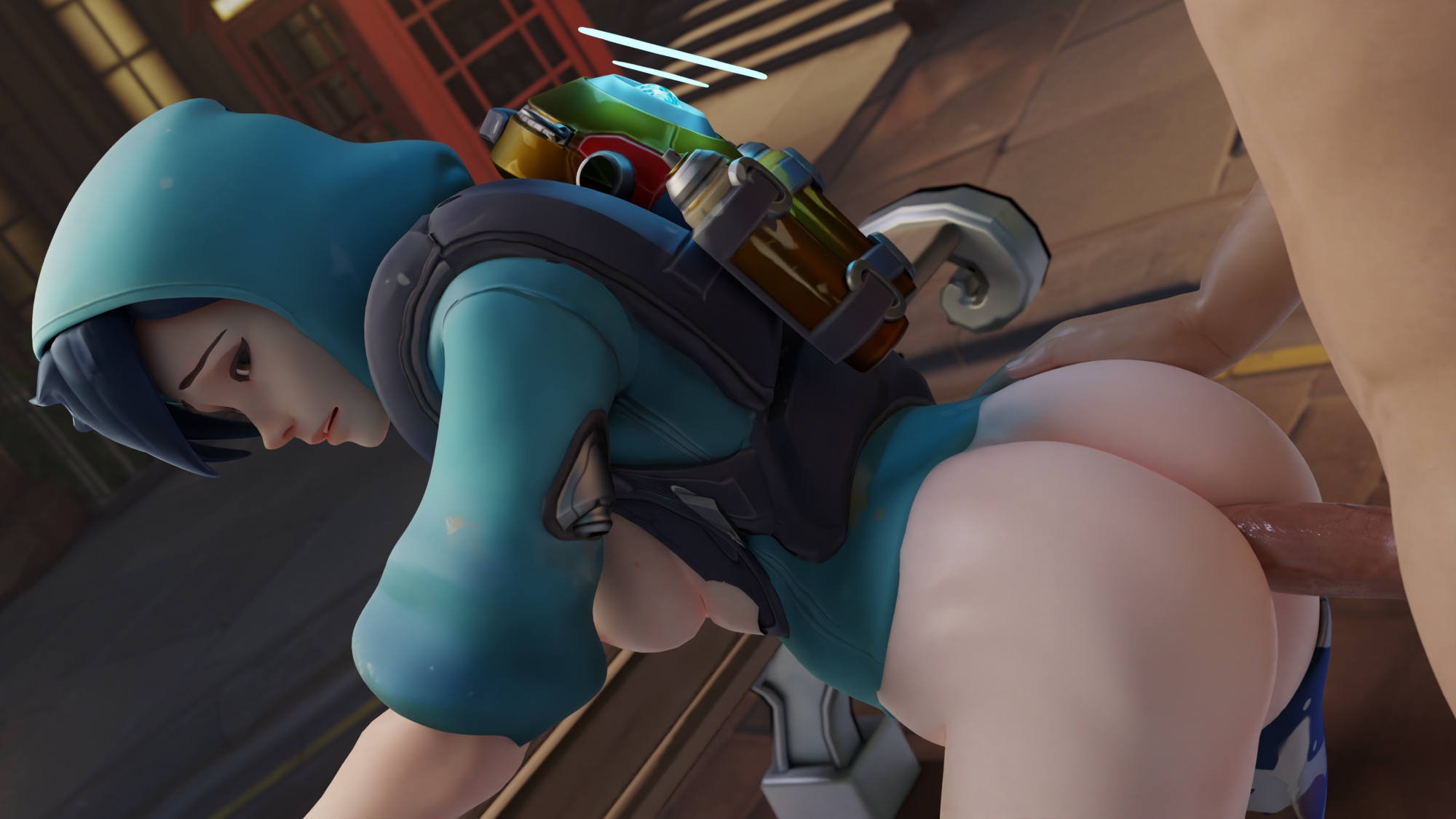Tracer taken from behind Tracer Overwatch 3d Porn Fuck From Behind Sex Half Naked Boobies Bouncing Boobs 2