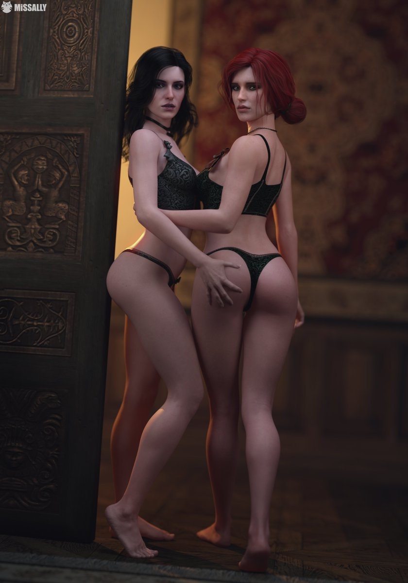 Yennefer and Triss Merigold The Witcher Yennefer di Vengerberg 