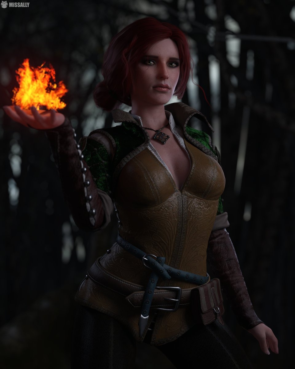 Triss Merigold The Witcher Sorceress Geralt of rivia Yennefer di Vengerberg Ciri (The Witcher) Fantasy Magic