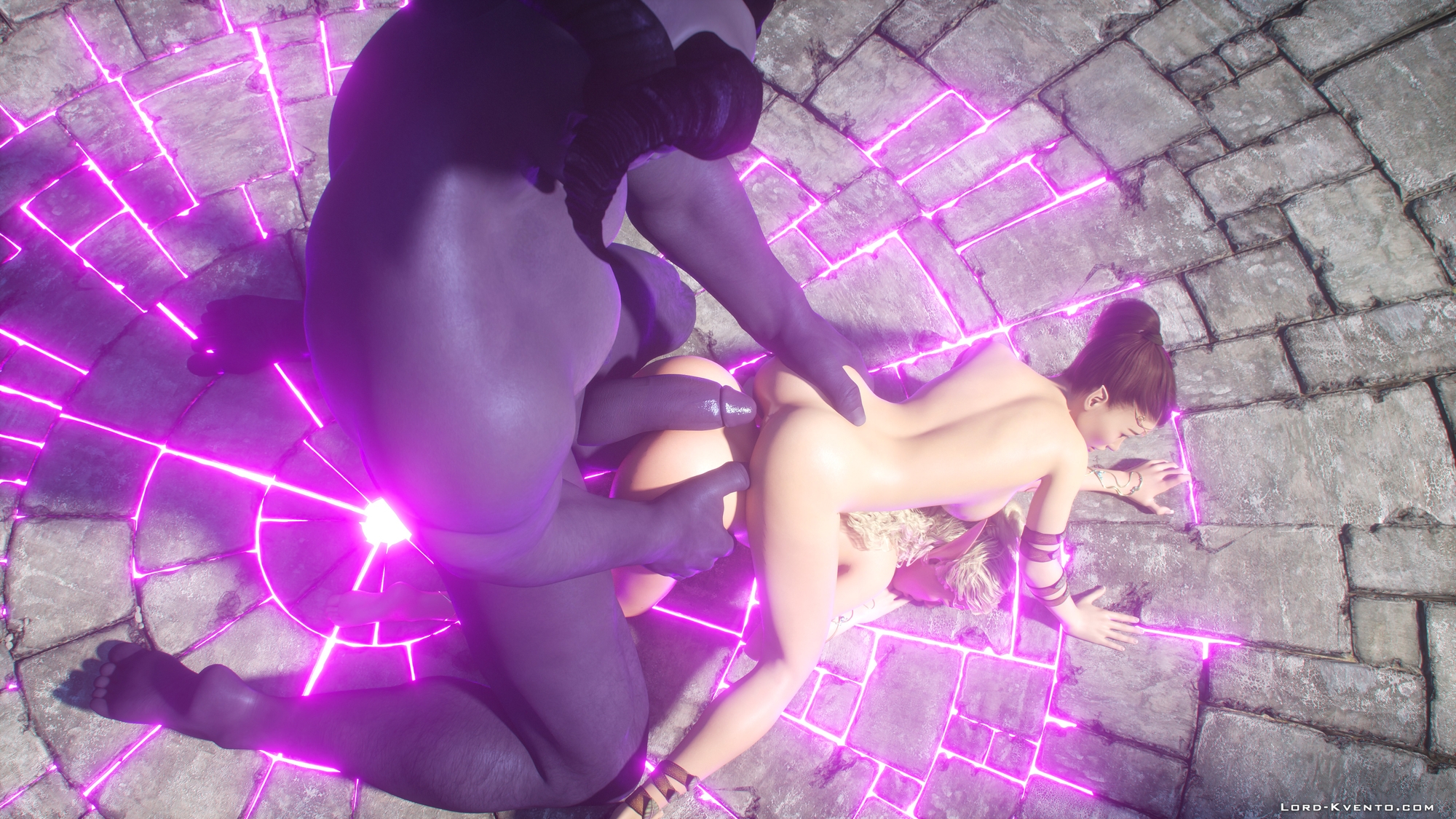 World Of Orgasm - Golem's Awakening  3d Porn Magic Elf Double Penis Horns Threesome Forced Doggy Style Pussy Outdoor Sex Double Penetration Big boobs Cum In Face Cumshot 6