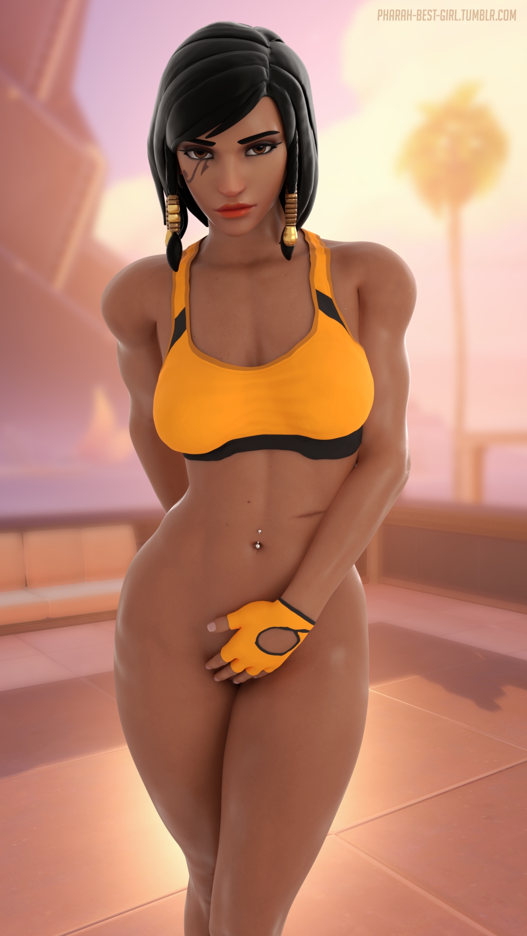Pinup 16 Pharah Overwatch 3d Porn Sexy Nude Pinup