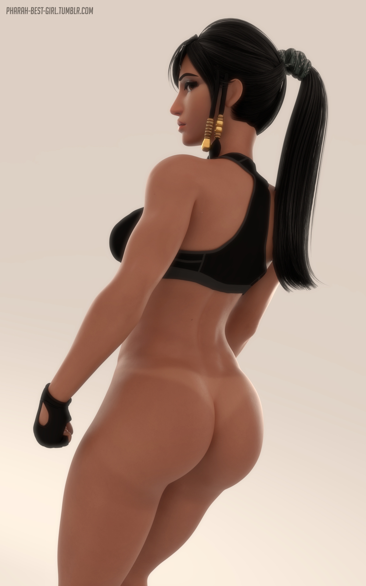 Pharah bum bum Pharah Overwatch 3d Porn Sexy Nude Pinup Booty 2