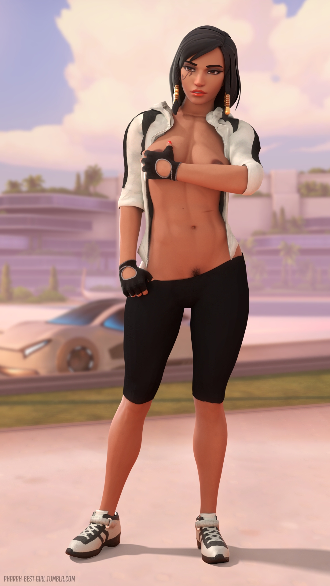 Endurance outfit Pharah Overwatch 3d Porn Sexy Nude Pussy Pubic Hair Boobs