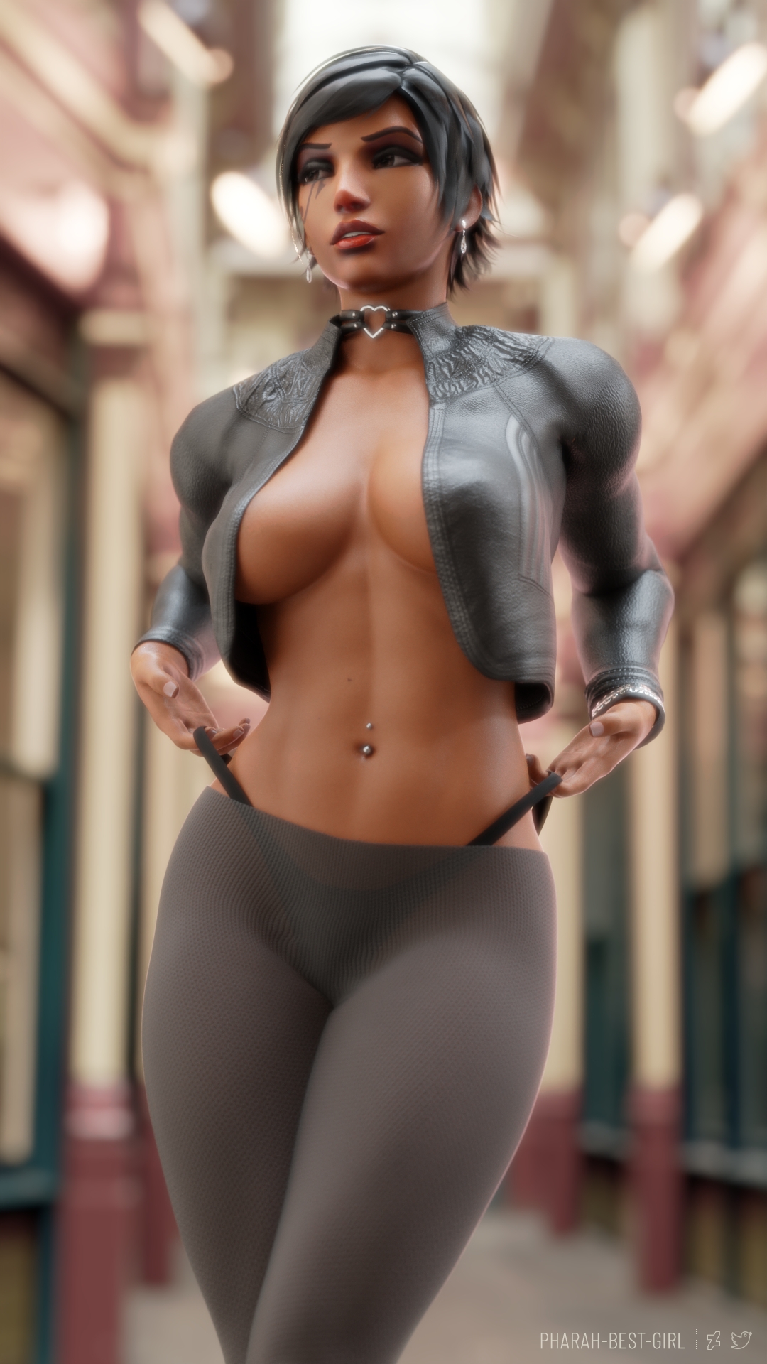 Pin up 104 Pharah Overwatch 3d Porn Sexy Nude Boobs Natural Tits Thong