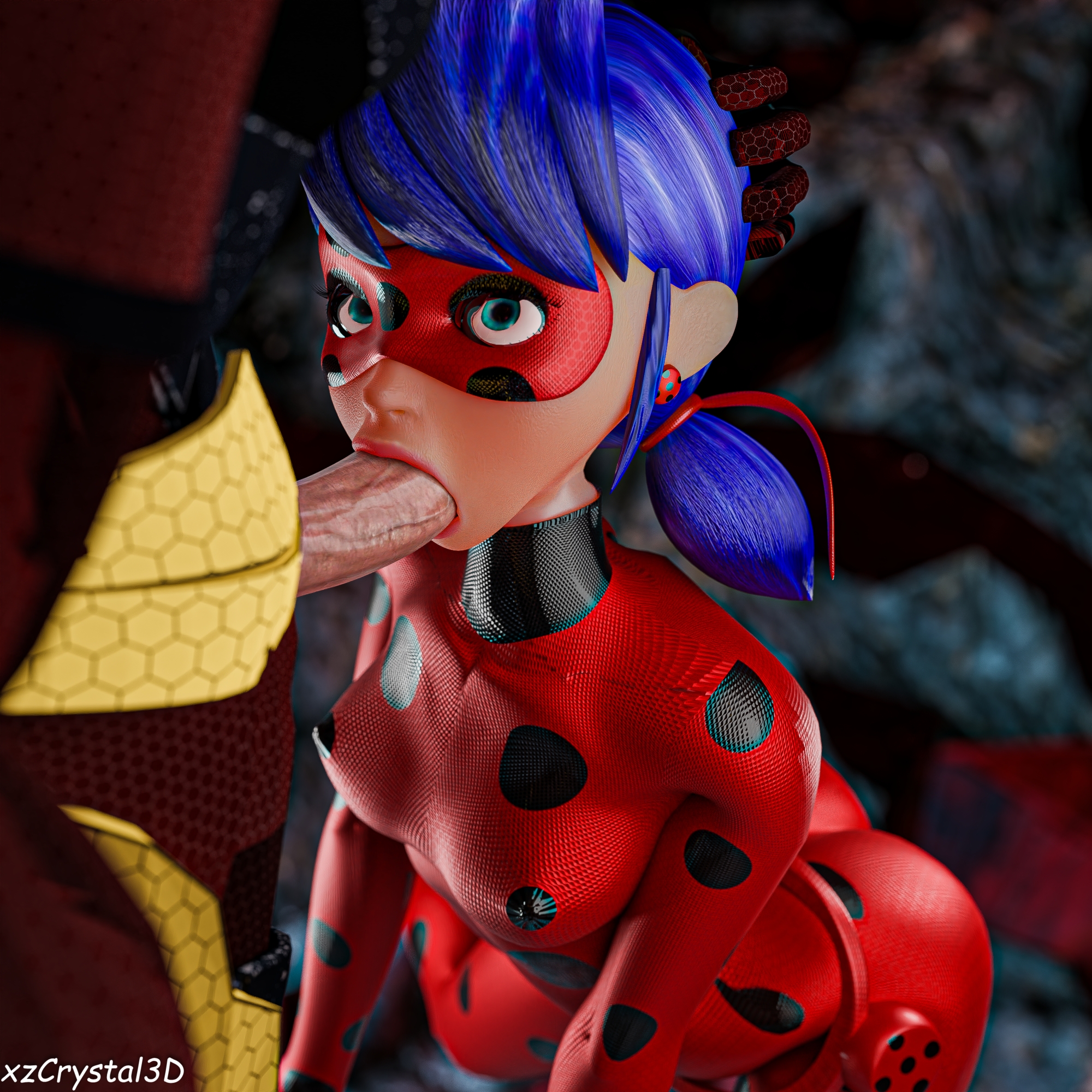 Marinette Serving A Bad Guy? Miraculous Marinette (miraculousladybug) Teen Blowjob Oral Straight