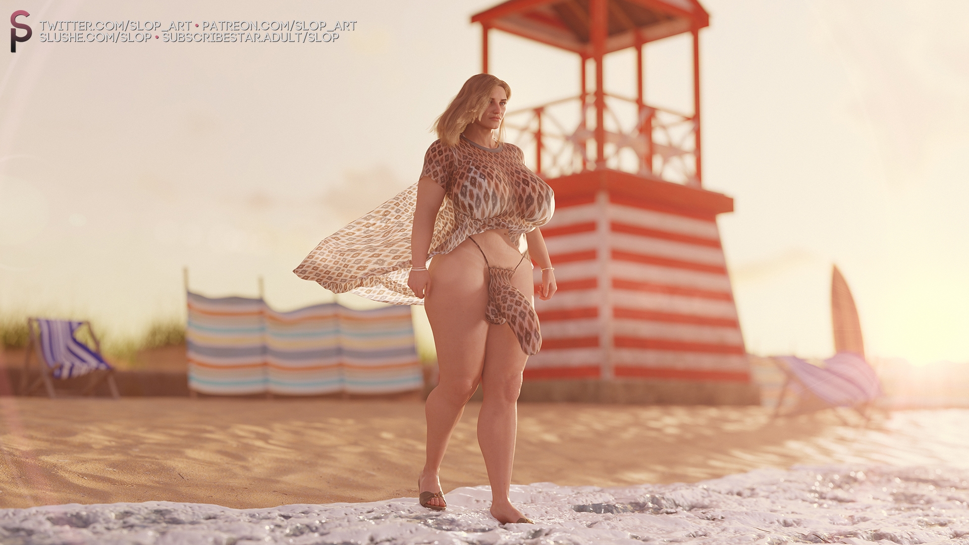 Summer Nostalgia Nina Broughton Mia Bošnjak Linde Witteveen Alice Laffut Oral Summer Beach Bikini Swimsuit Sweat 12