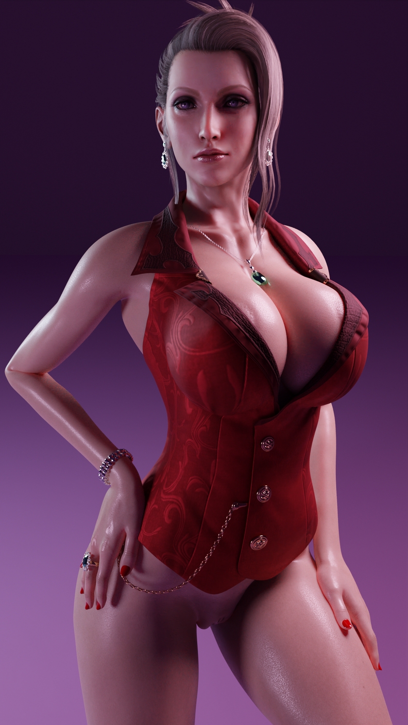 Scarlet Final Fantasy Scarlet (final Fantasy Vii) Final Fantasy Nsfw Sexy Big Breasts Big Tits 2