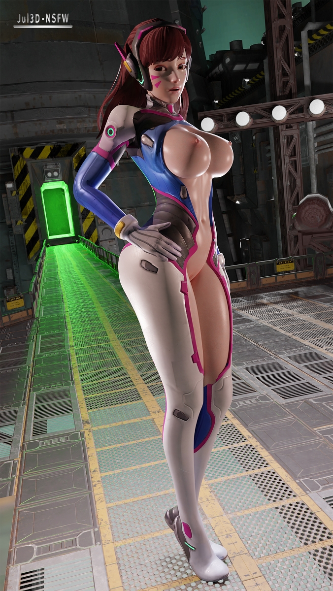 D.va hot poses and big tits Overwatch D.va Overwatch Hot Teen Big Tits Big Breasts Outfit Naked Nude Lingerie Pussy 6