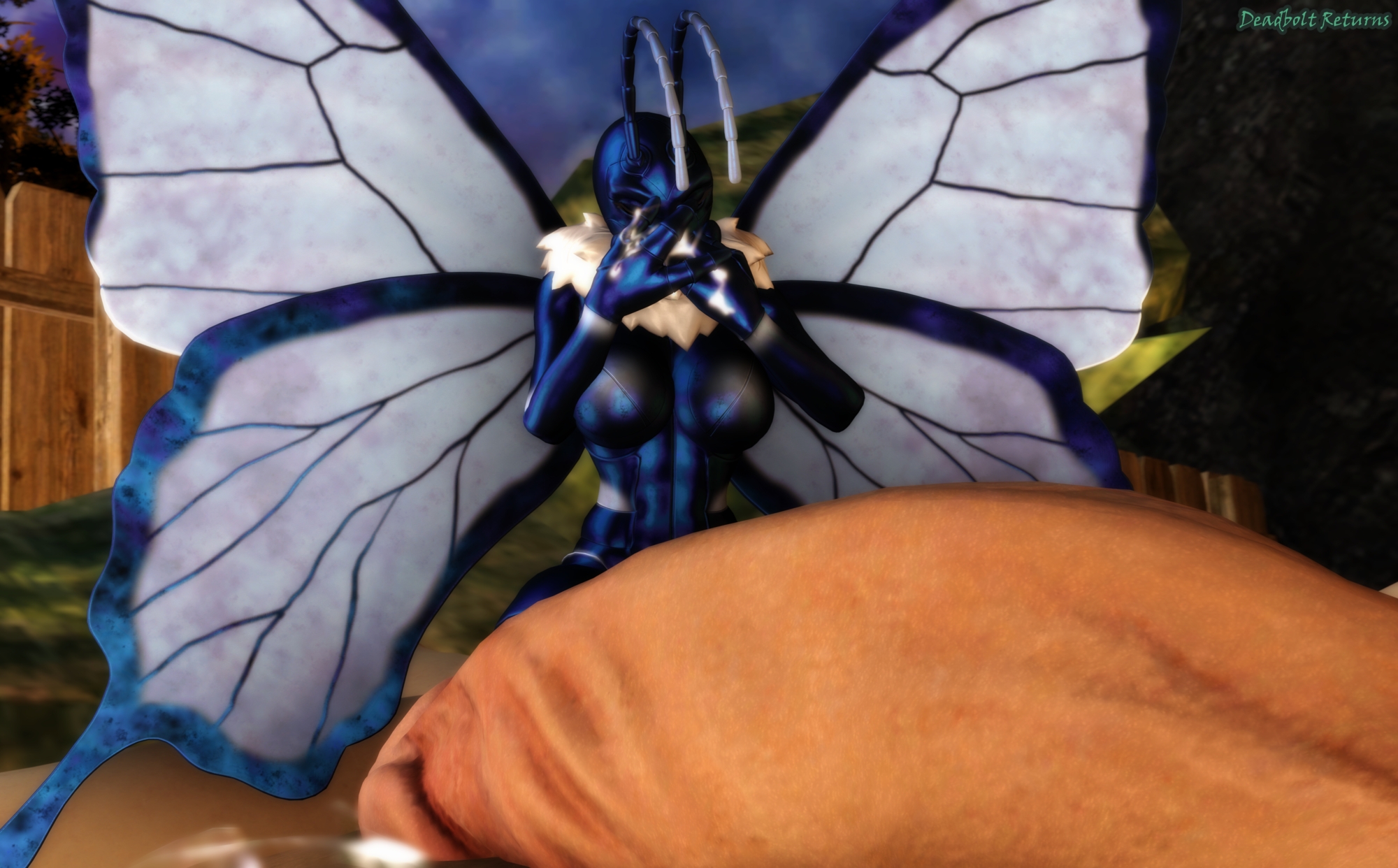 Butterfly Finds Some White Nectar Butterfly Furry 3d Porn 3dnsfw Sfm Nsfw Rule34 Rule 34 Source Filmmaker 9