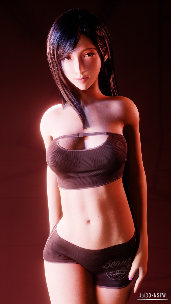 Tifa Lockhart big tits sexy outfit Final Fantasy Tifa Lockhart Final Fantasy Hot Sexy Big Tits Teen Cute Lingerie Innocent Videogame Petite 3