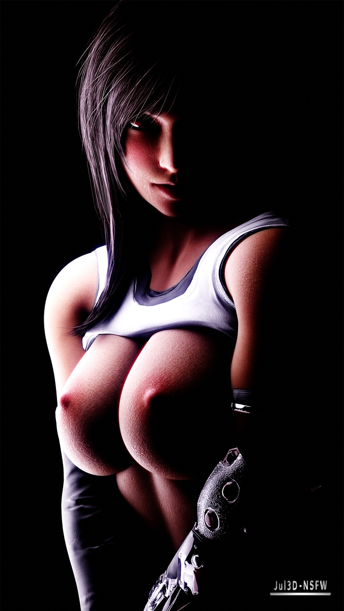 Tifa Lockhart big tits sexy outfit Final Fantasy Tifa Lockhart Final Fantasy Hot Sexy Big Tits Teen Cute Lingerie Innocent Videogame Petite 4