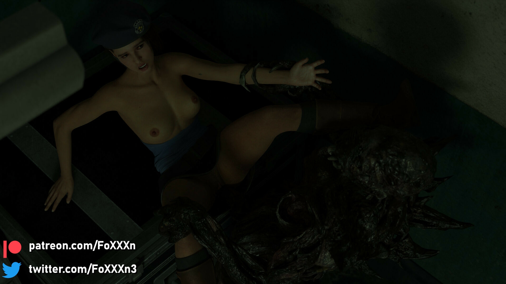 Safe Room Jill Valentine Ada Wong Claire Redfield Resident Evil Resident Evil 3 Remake Resident Evil 2 Remake Moulded Partially_clothed Clothing Clothed Damaged Clothing Forced Captured Monster Monster Cock Stockings Fishnet Stockings High Heels Rape 3