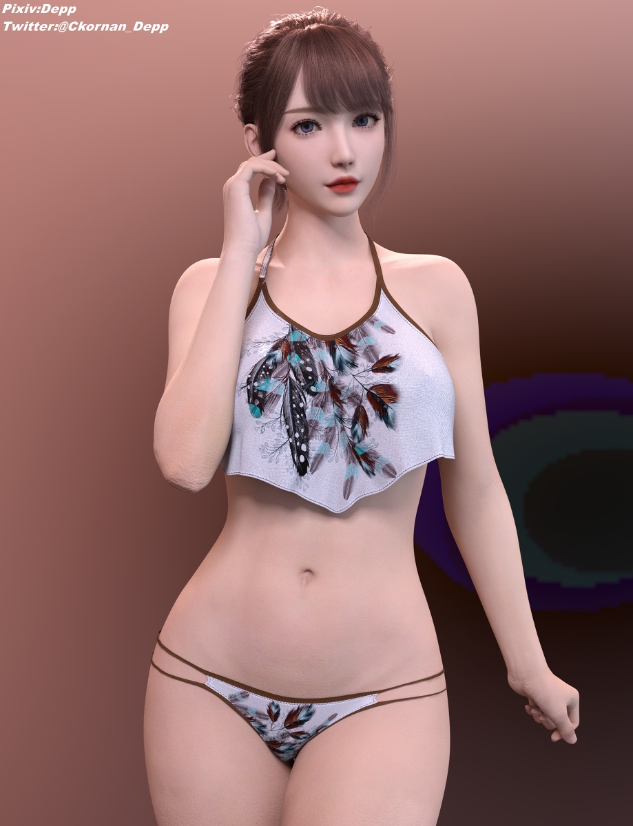 胸布 Hot Girl  3d Girl Asian Panties Outfit Cute Innocent