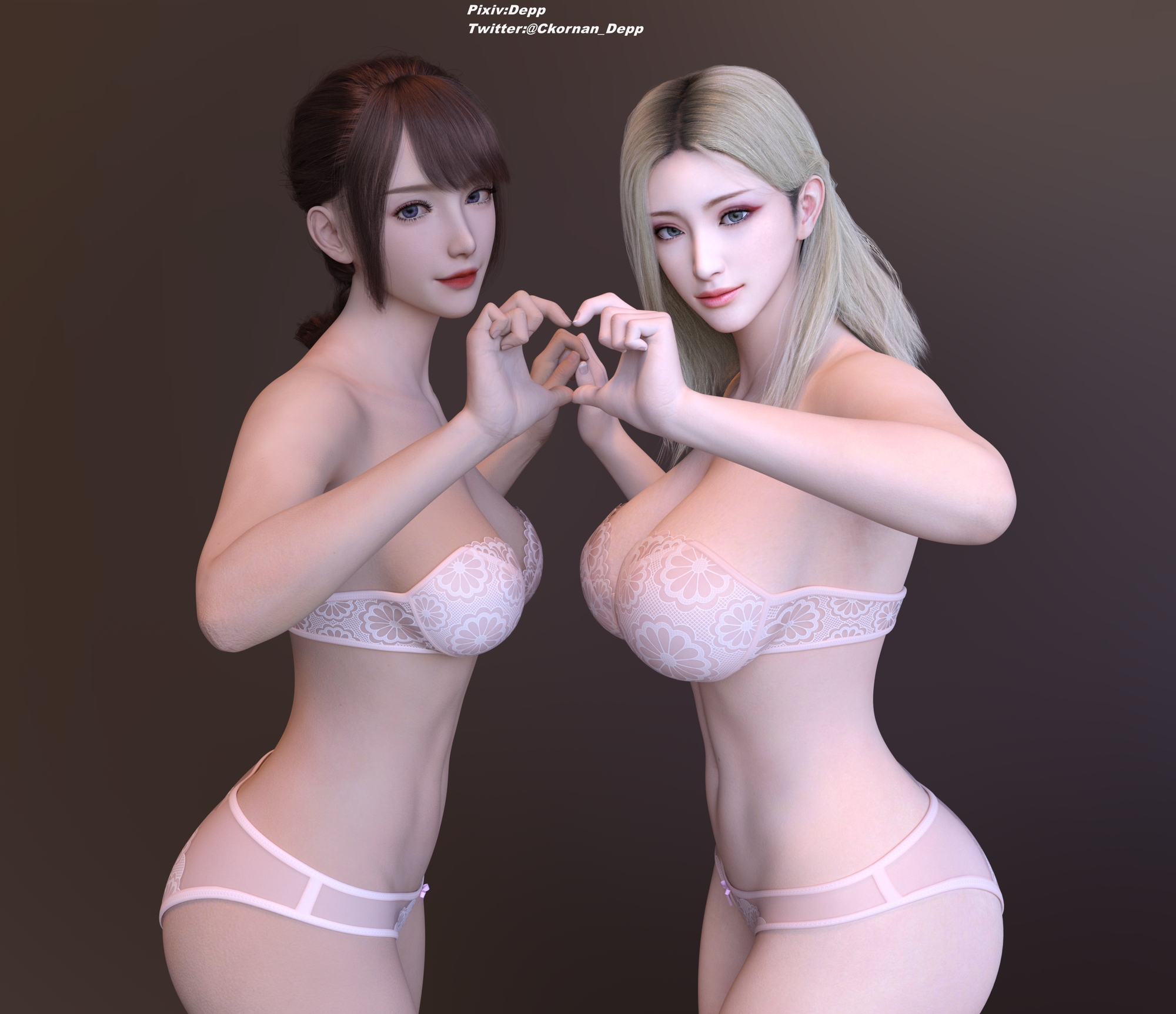Sexy duo  Asian Cute Innocent 2 Girls Lingerie