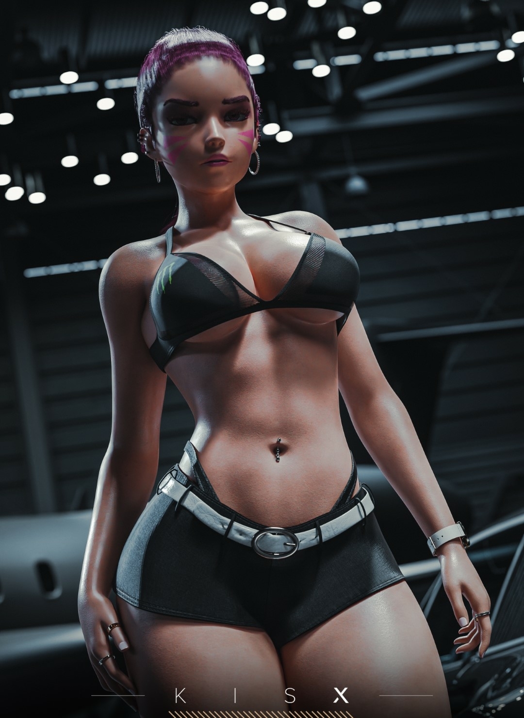 A very diva DVa 💎 (Part 1) Dva (overwatch) Overwatch 3d Girl Big Tits Sexy Sfw Big Booty Outfit Car Poster 2
