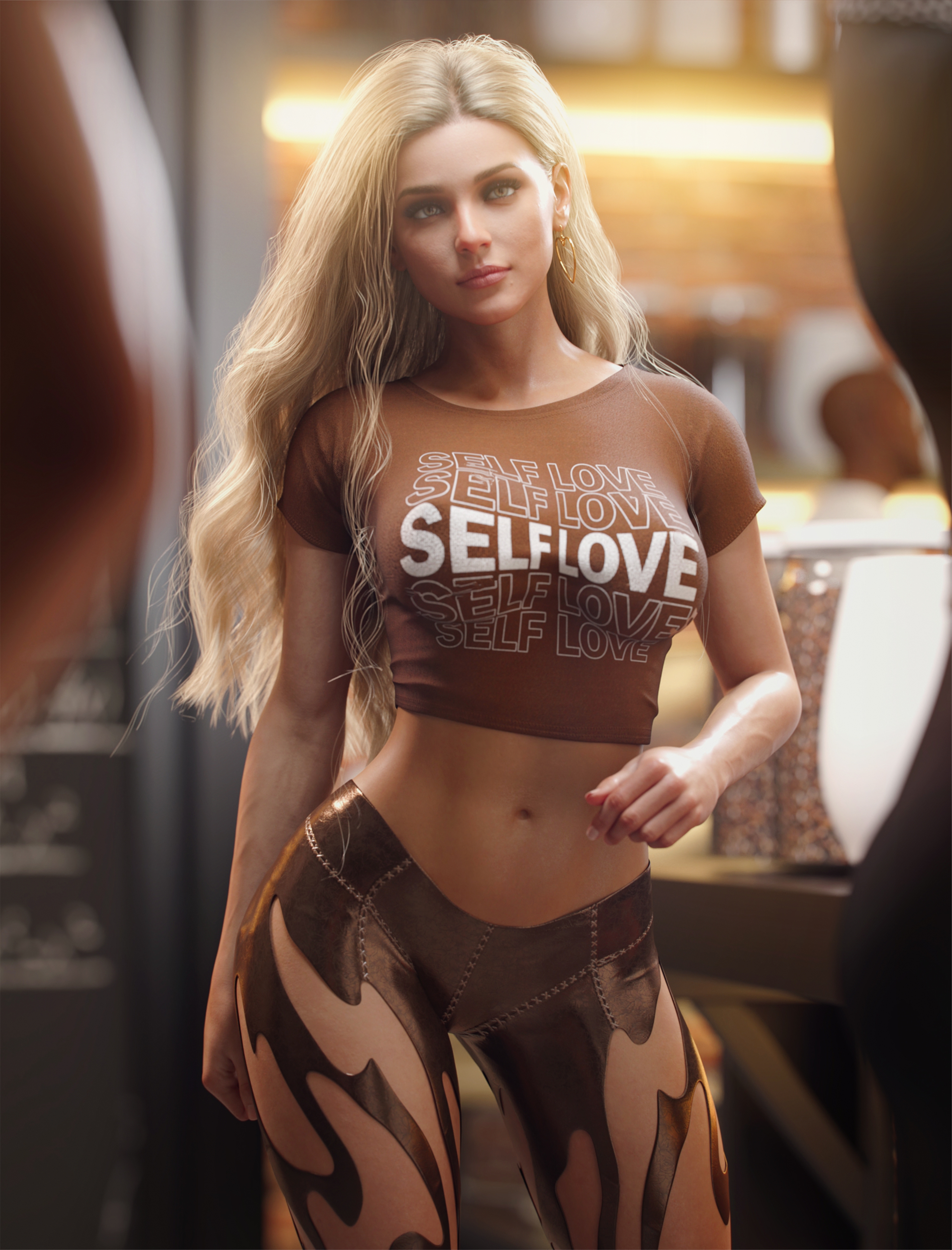 Marbella Marbella 3d Girl Blonde Sfw Outfit