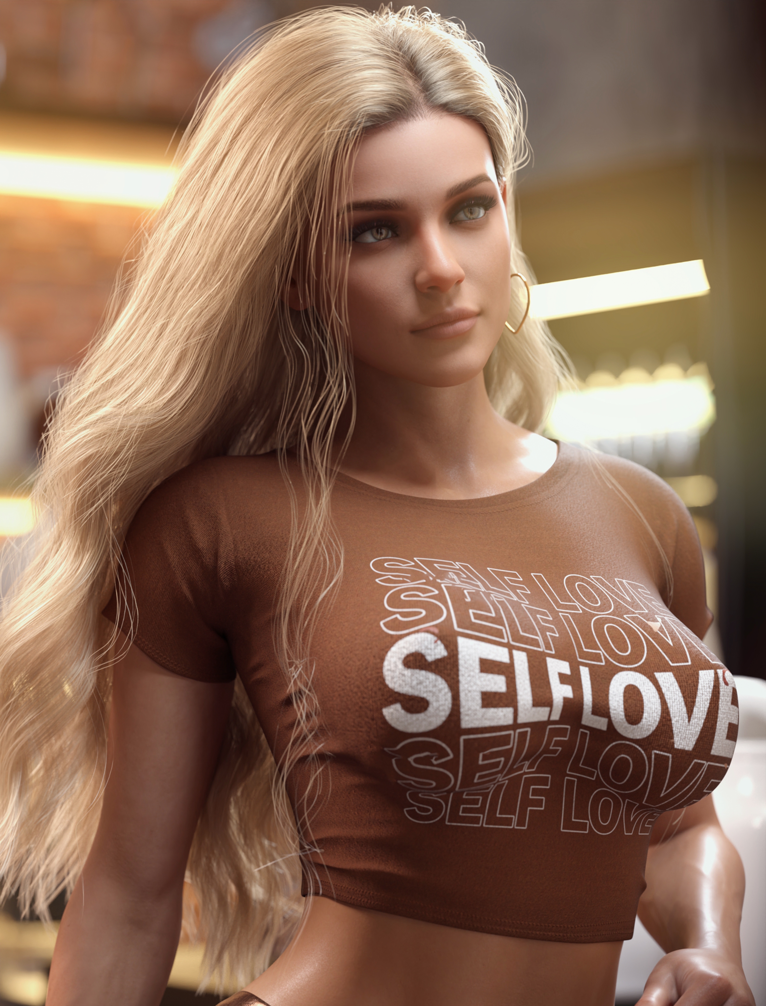 Marbella Marbella 3d Girl Blonde Sfw Outfit