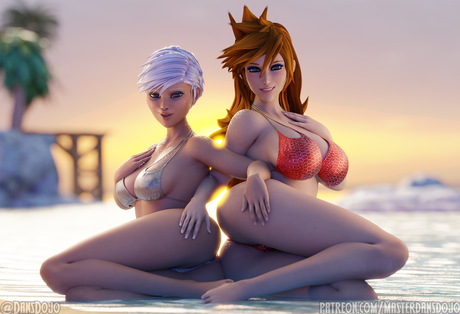 Riku s Mom & Sora s Mom Swwimsuit
