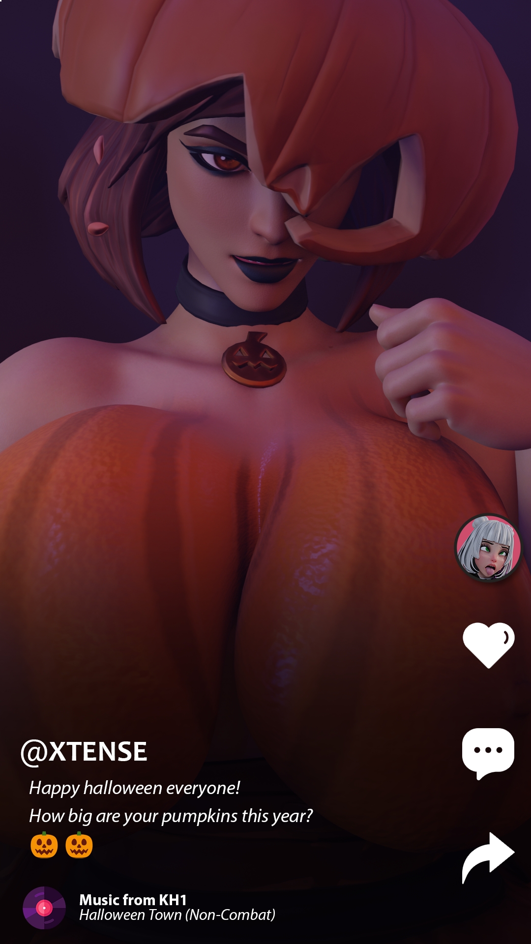 Halloween breasts like pumpkins! Fortnite Inflation Fetish Breast Expansion Big Breasts Body Inflation Scooby Doo Huge Boobs Halloween Bouncing Boobs Natural Boobs Bouncing Tits 4