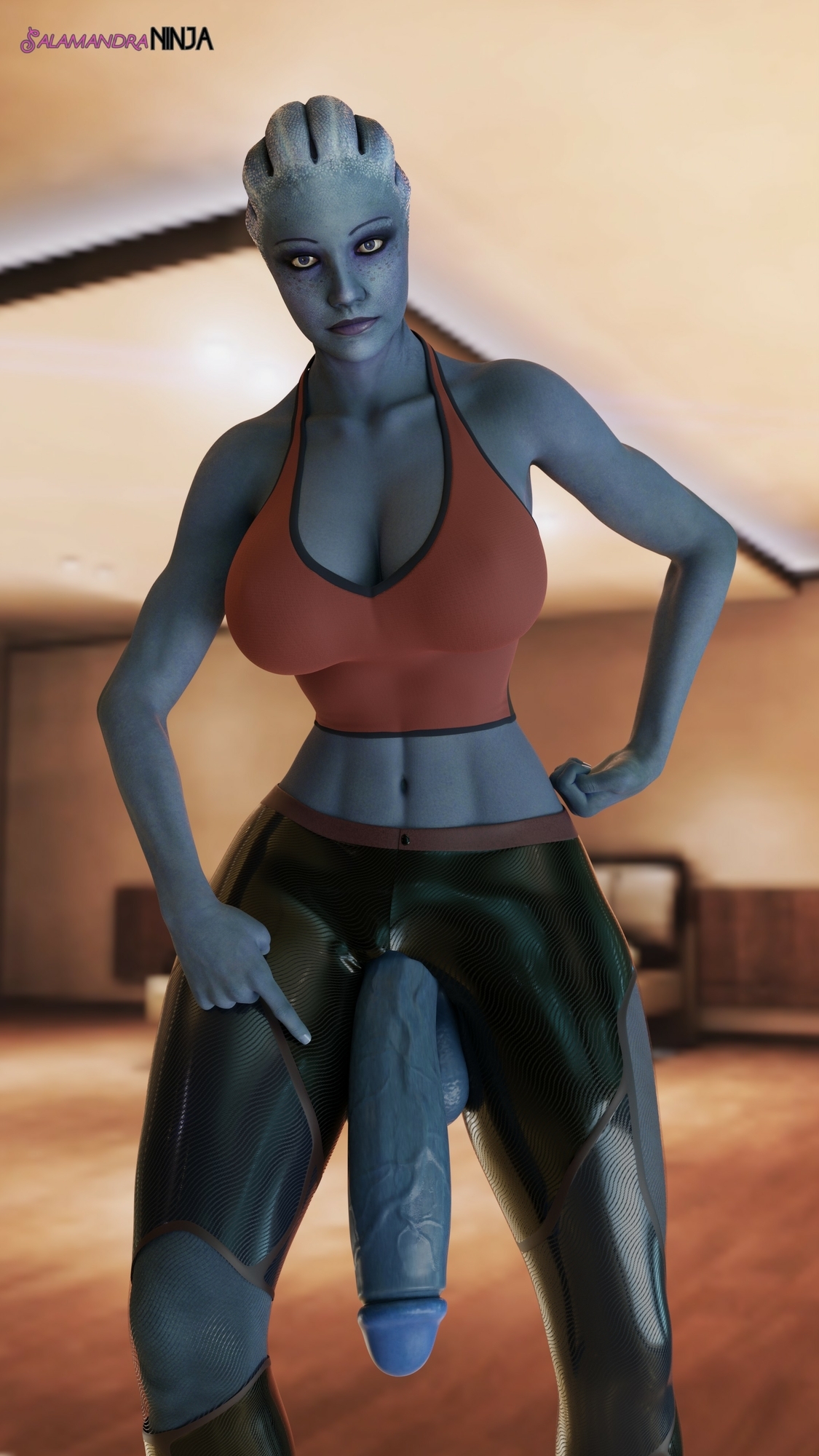 Liara the Master Mass Effect Asari (mass Effect) Liara Miranda Lawson Futanari 2