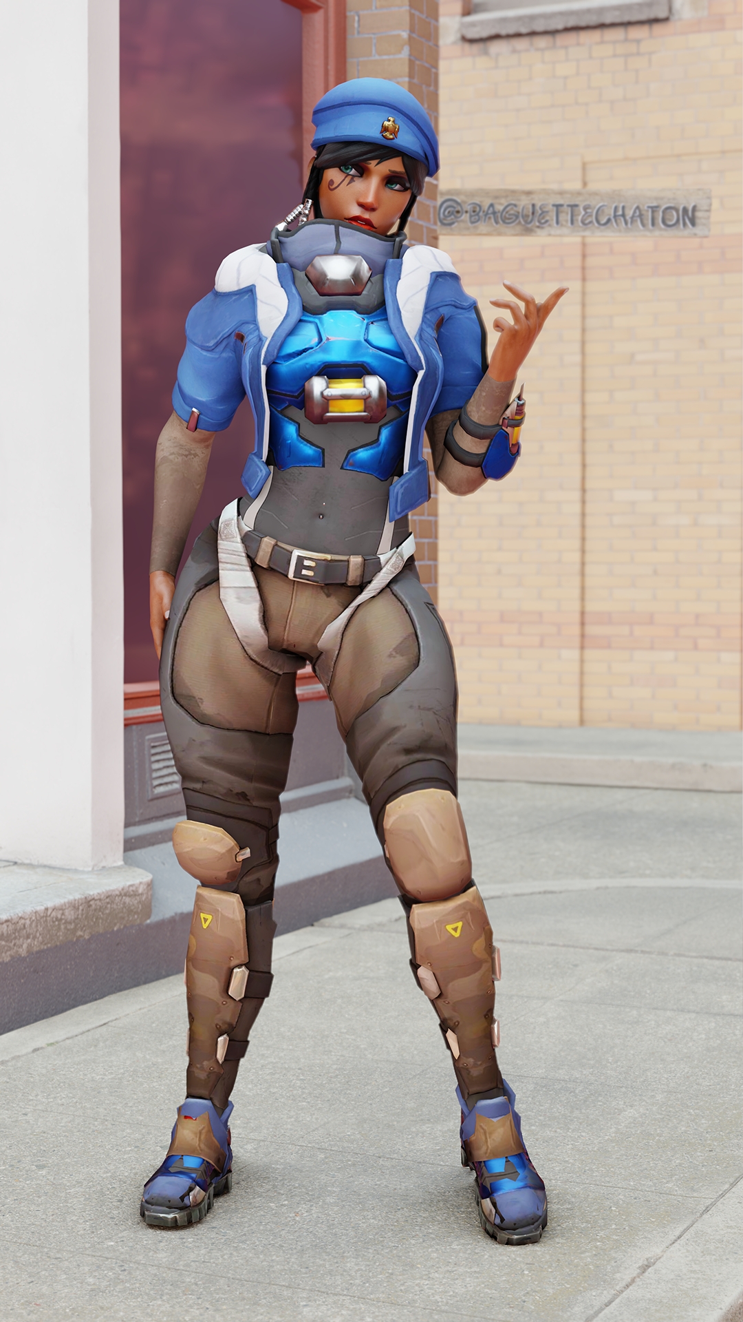Phara here there and everywhere Pharah Overwatch Nude Partially_clothed Masturbating 9
