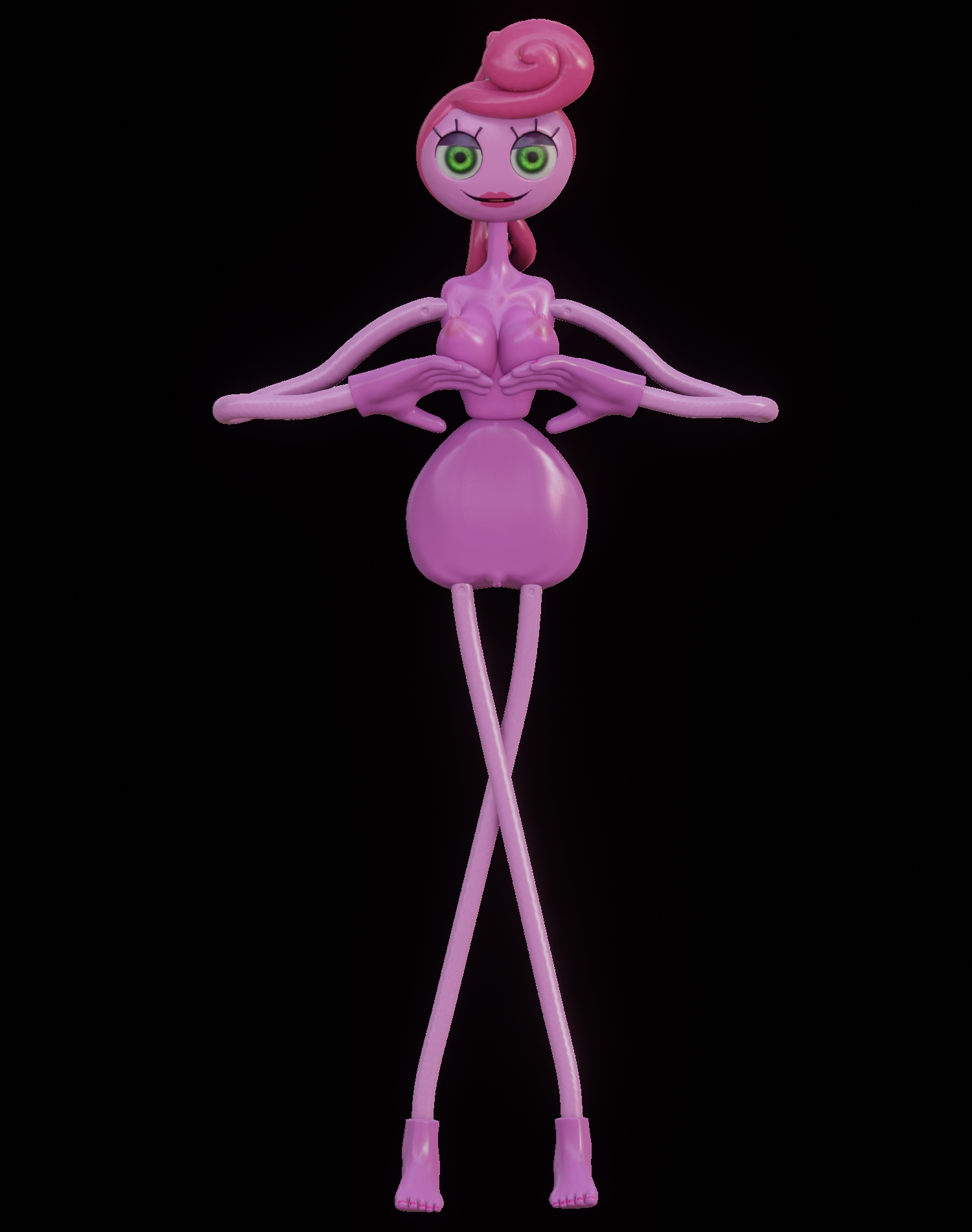 MommyLongLeg 3D Model Mommy Long Legs Mommylonglegs Poppy Playtime Custom Model Model Nude 4