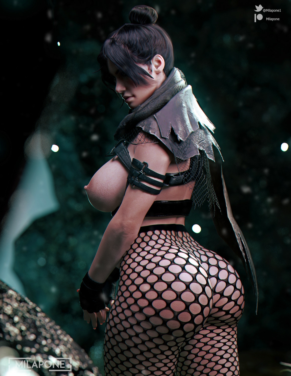 Cute Wraith in a Cave Pin Up Wraith (Apex legends) Apex Legends Nipples Sexy Lingerie Boobs Big boobs Ass Tits Horny Face Horny Naked Sexy 3d Porn