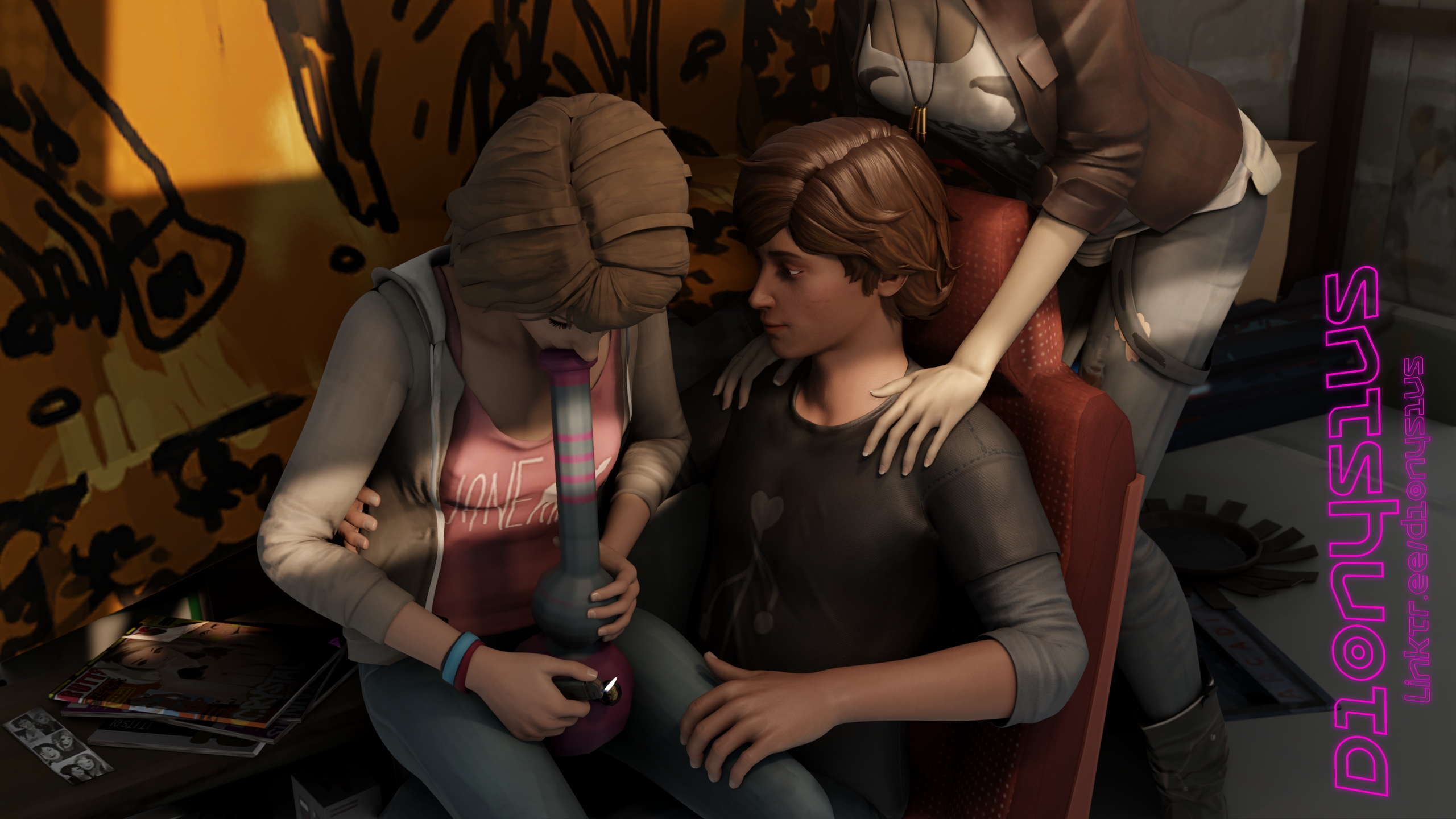 Life is 4/20 Life Is Strange Max Caulfield Chloe Price Warren Graham Vaginal Vaginal Penetration Vaginal Sex Standing Doggy Missionary 2