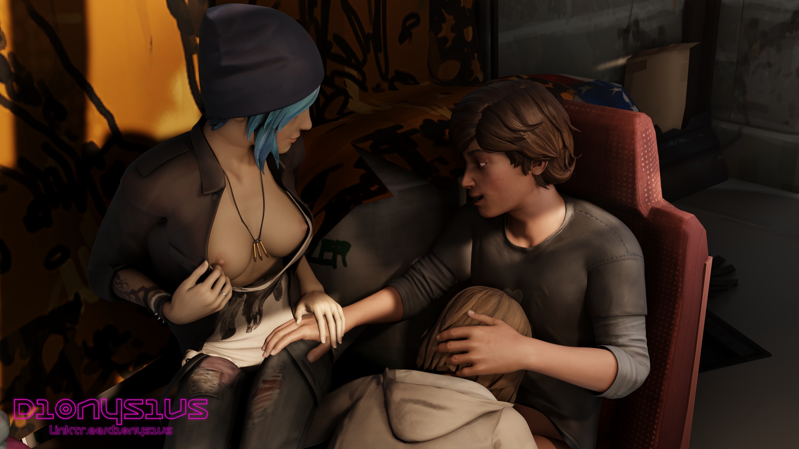 Life is 4/20 Life Is Strange Max Caulfield Chloe Price Warren Graham Vaginal Vaginal Penetration Vaginal Sex Standing Doggy Missionary 19